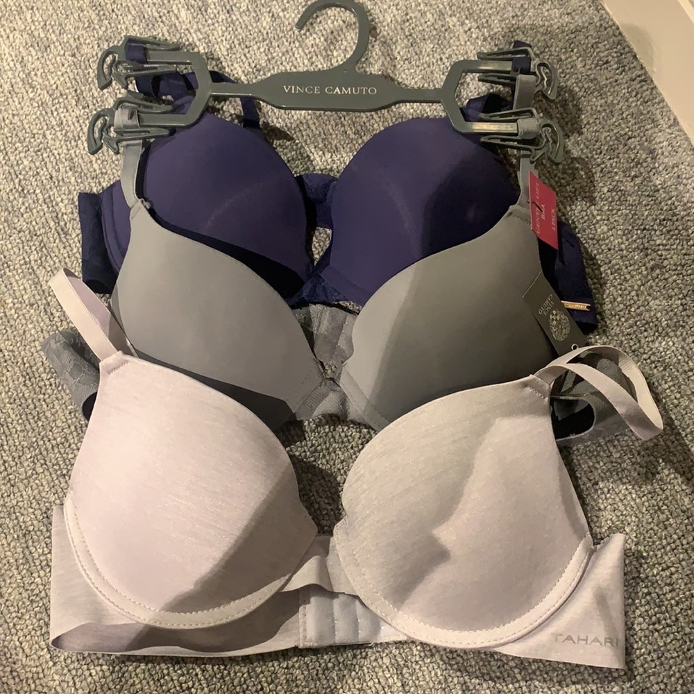 Vince camuto and tahari push up bras